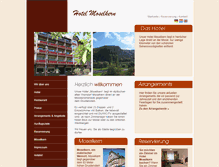 Tablet Screenshot of hotel-moselkern.de